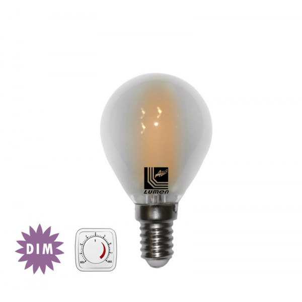 Led COG E14 Frosted G45 230V 6W dimmable Warm White