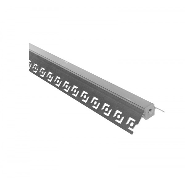 Trimless Recessed LED profile 2m external angle for LED strips max W:11mm