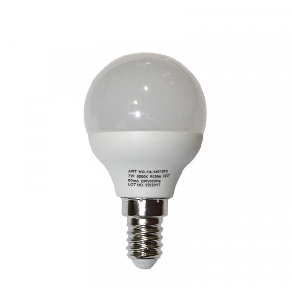 Led G45 E14 Matte 230V 7W Cool White