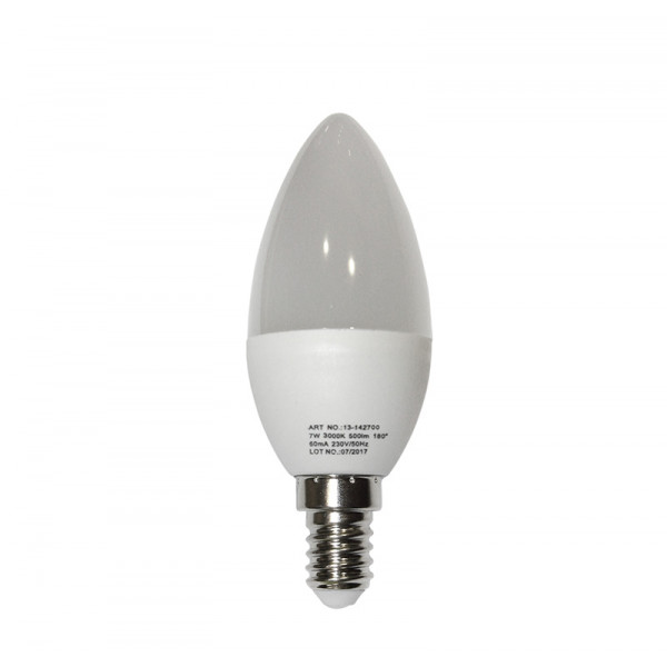 Led Candle E14 Matte 230V 7W Warm White