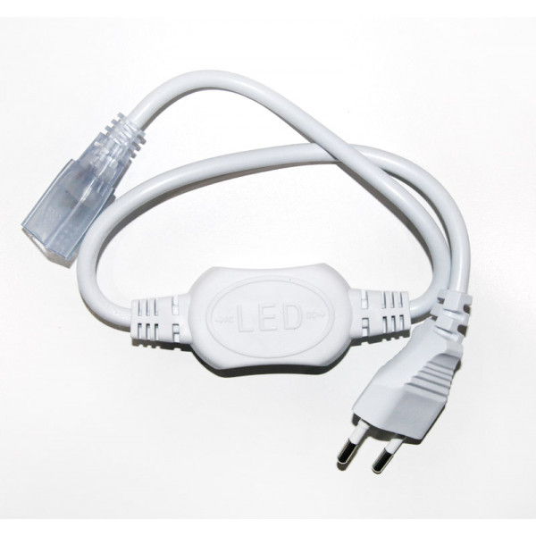 CABLE WITH PLUG FOR LED STRIP 230V 10W IP65