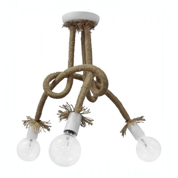 Ceiling Light Rope Plex 3/L Rope UT-White