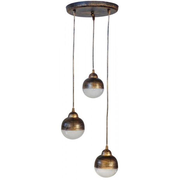 Pendant/Ceiling KA-01Pendel 3/L Black