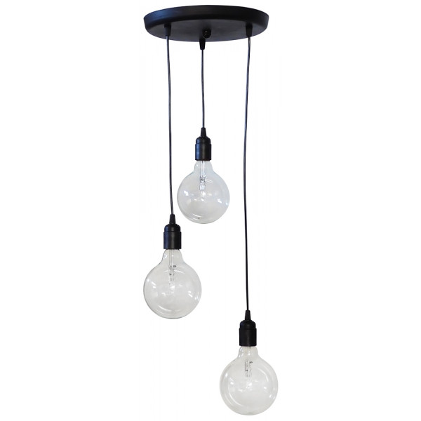 Pendant/Ceiling KA-01Pendel 2/L Black