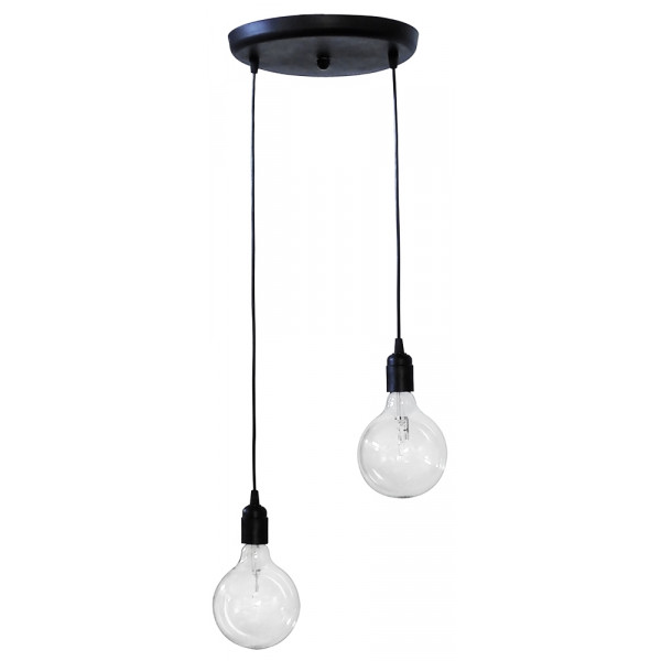 Pendant/Ceiling C-010 1/V Black