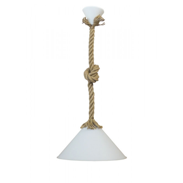 Pendant Conos/30 1L Rope Mix-White