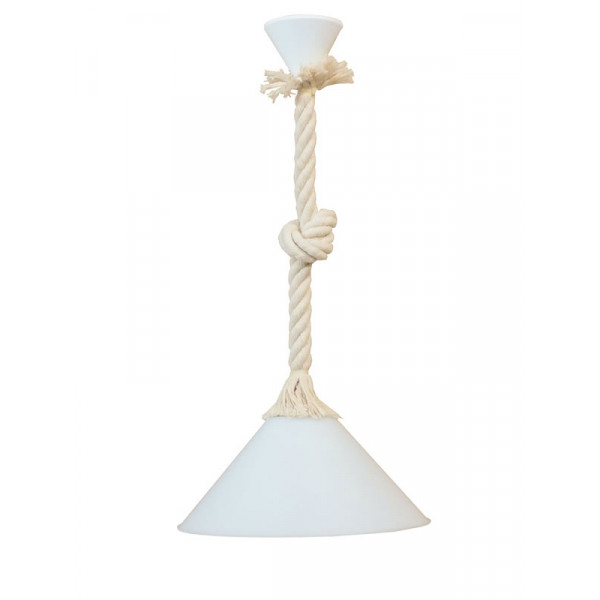 Pendant Sfera/30 1L Rope UT-White