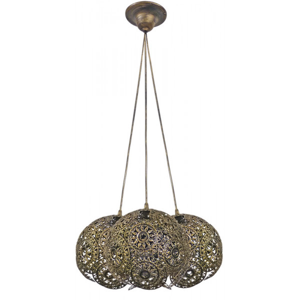 Pendant/Ceiling Fun-350 3L Pendel Black