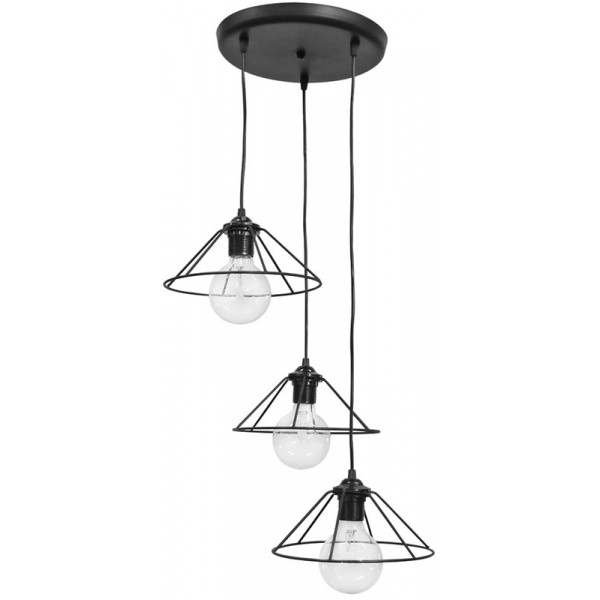 Pendant/Ceiling Fun-350 2L Pendel Black