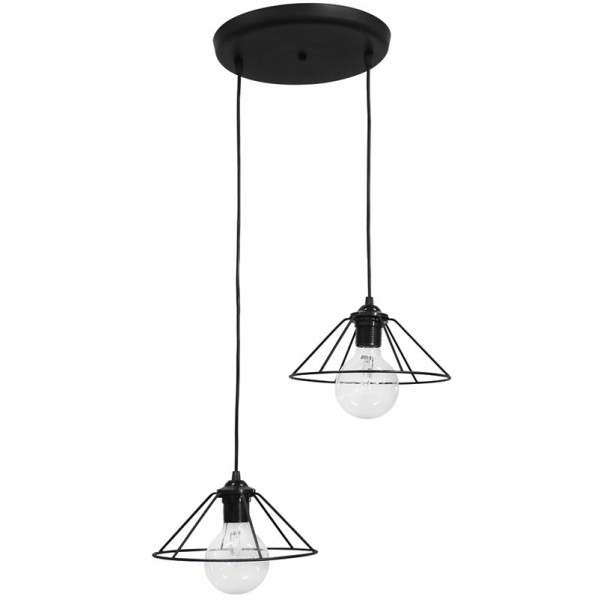 Pendant/Ceiling Fun-40 -S- 2L Pendel Black