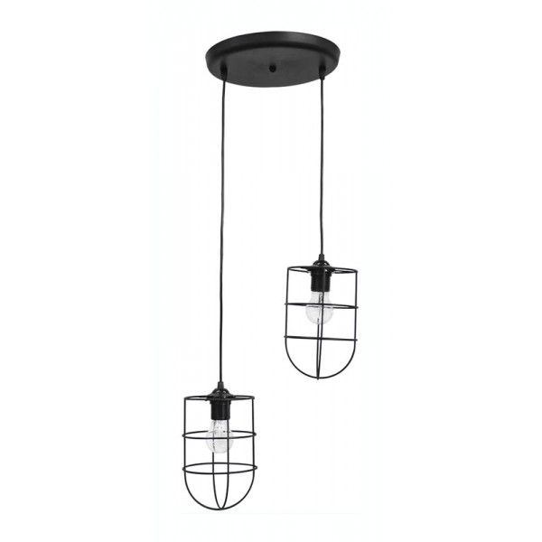 Pendant/Ceiling Fun-40 -S- 3L Pendel Black