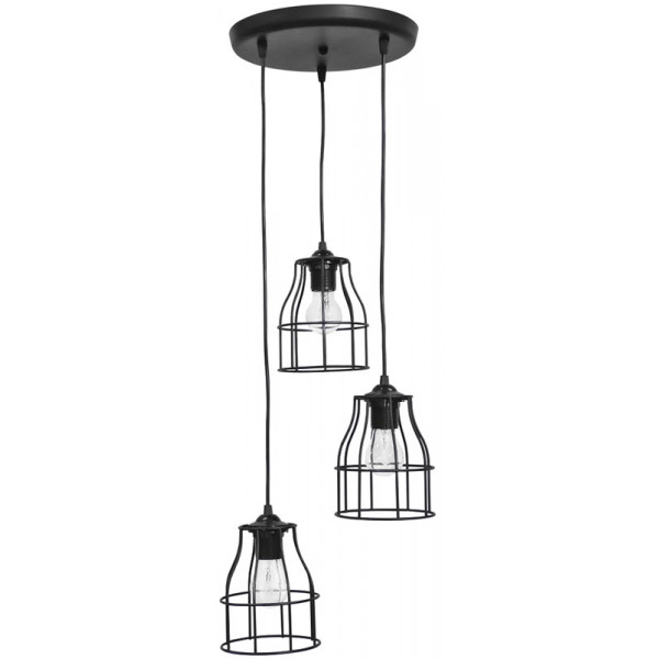 Pendant/Ceiling Fun-10 2L Pendel Black