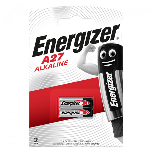 Alkaline battery A27 12V 2-blister