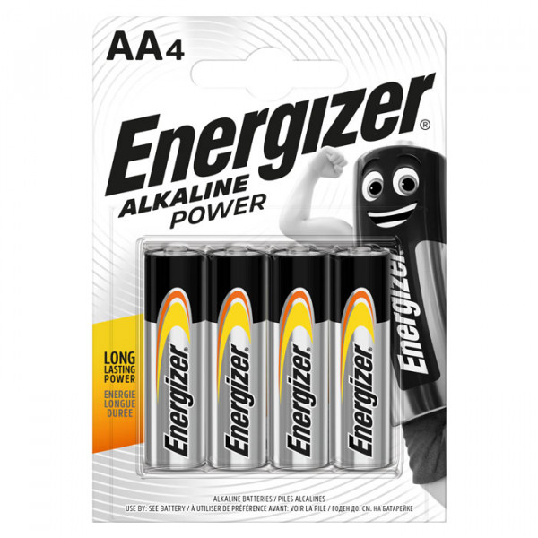 Εnergizer  AA Power, in 4 blister pack.