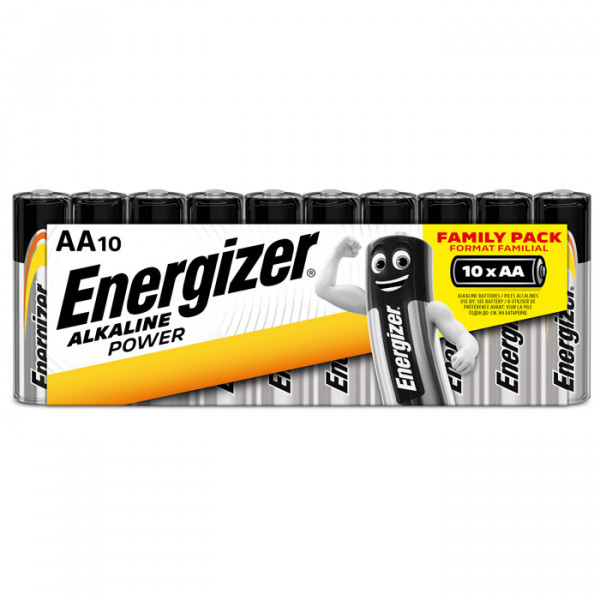 Εnergizer  AA Power, 10 battery pack.