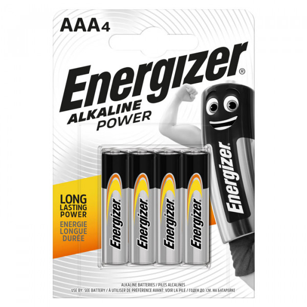 Εnergizer  AAA Power, in 4 blister pack.