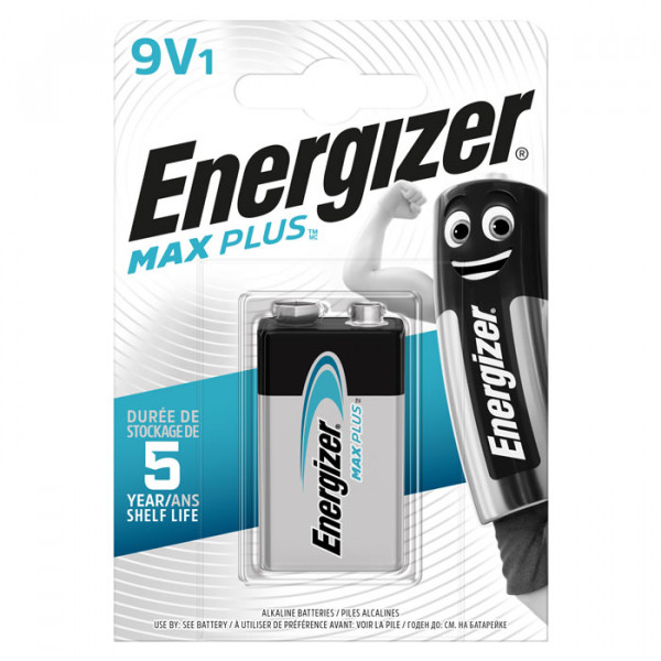 Εnergizer 9V- 522 Max Plus in blister.