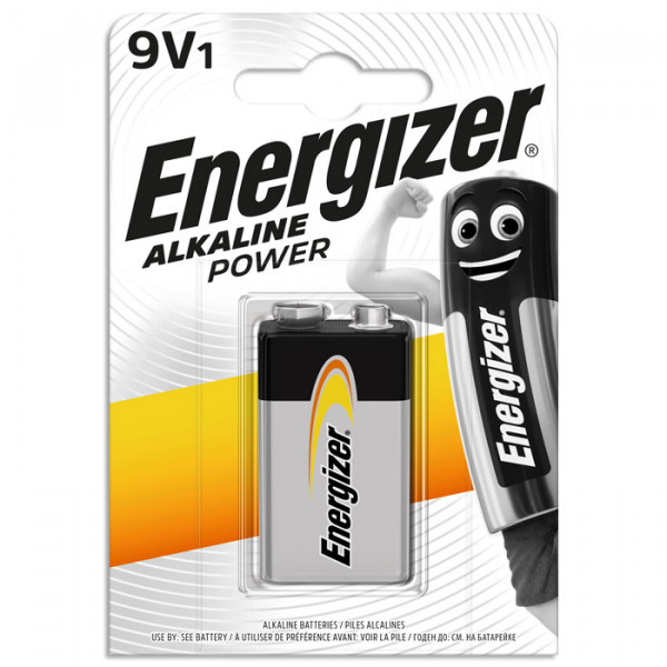 Alkaline Battery 9V 1 piece, Blister