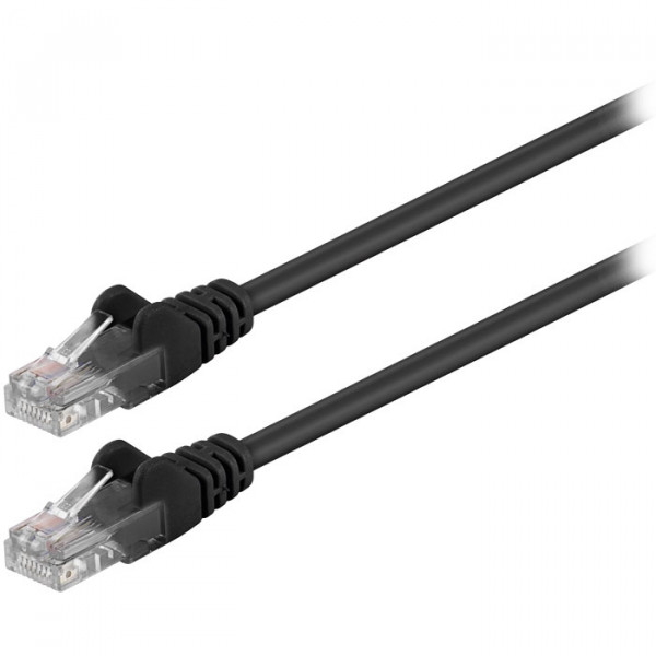 CAT 5e, U/UTP Patch Cable, (grey), 1m