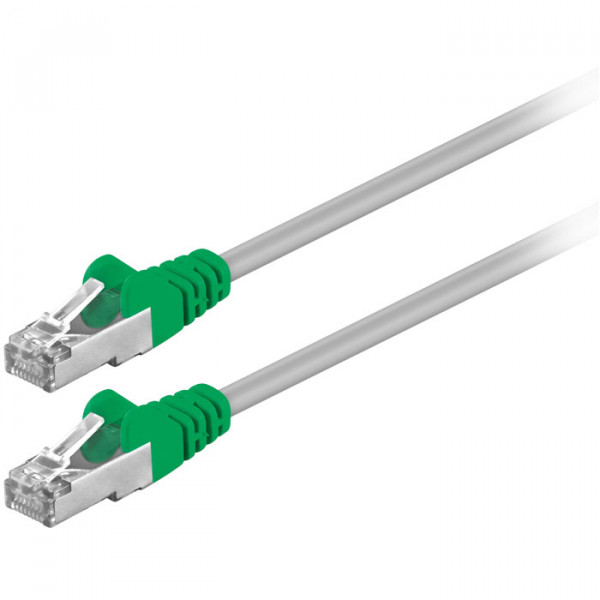 CAT 5e, F/UTP cross-Patch Cable, grey CCA, 3m