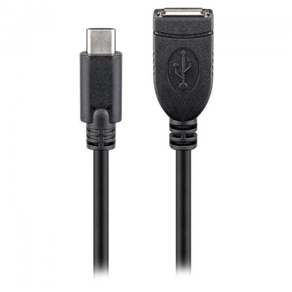 USB-C extension cable, black