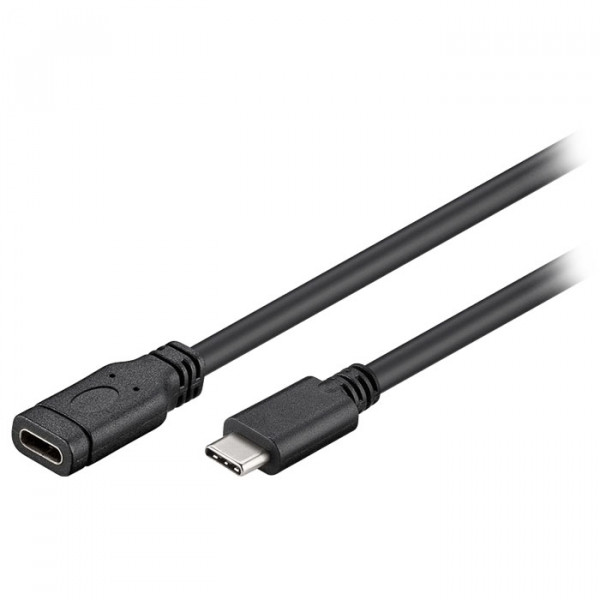 USB-C extension (USB 3.1 generation 1), black