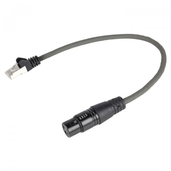 DMX Adapter Cable XLR 3-Pin female - RJ45 male