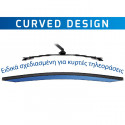 Wall bracket for curved TV with double arm
