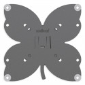 Universal wall-mounted support for LED, LCD, Plasma TVs. 