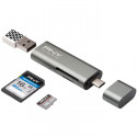 PNY R-TC-UA-3N1E01-RB - USB-C Card Reader - USB Adapter.