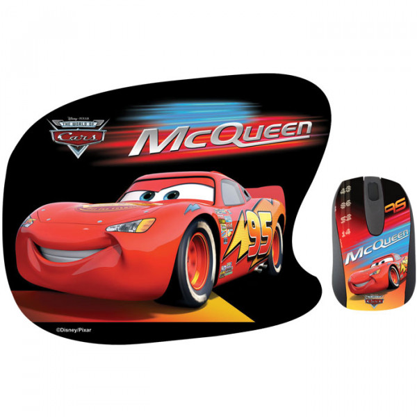 DSY TP1001 - Twin Pack "CARS": Optical Mouse + Mouse Pad