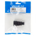Power Plug Male - Female Polyvinylchloride (PVC) Black