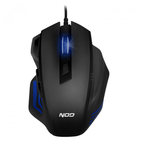 NOD LOCK & LOAD - Wired Gaming mouse, with resolution up to 2400dpi.