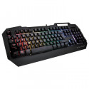 NOD METAL STEALTH - Wired gaming keyboard with 7 color RGB LED backlighting