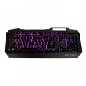 NOD METAL STEALTH - Wired gaming keyboard with 7 color RGB LED backlighting