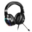NOD DEPLOY - USB Gaming Headset with RGB LED lighting, vibration and control.