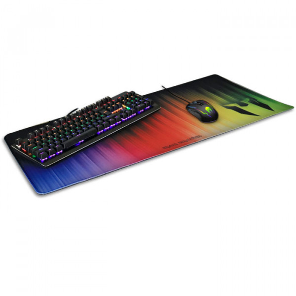 NOD IRON GROUND - XXL gaming mousepad 800 x 400mm with RGB print.