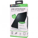 IB-223U3A-B - External enclosure for 2.5" SATA HDD/SSD withUSB 3.0 interface and silicone protection sleeve