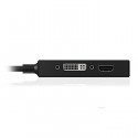 IB-AC1031 3-in-1 adapter DisplayPort in HDMI/ DVI-D / VGA 