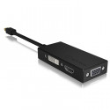 IB-AC1032 3-in-1 Mini DisplayPort to HDMI/ DVI-D / VGA graphics adapter 