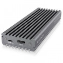 IB-1817M-C31 - External Type-C aluminium enclosure for M.2 NVMe SSD