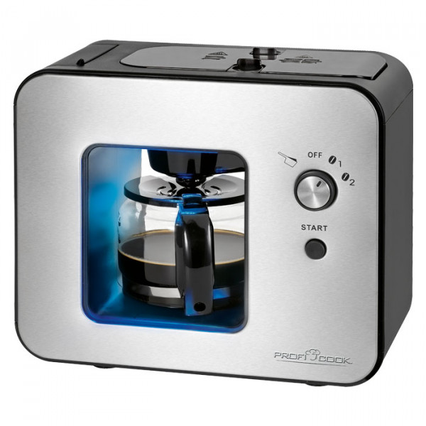 Coffee machine with grinder