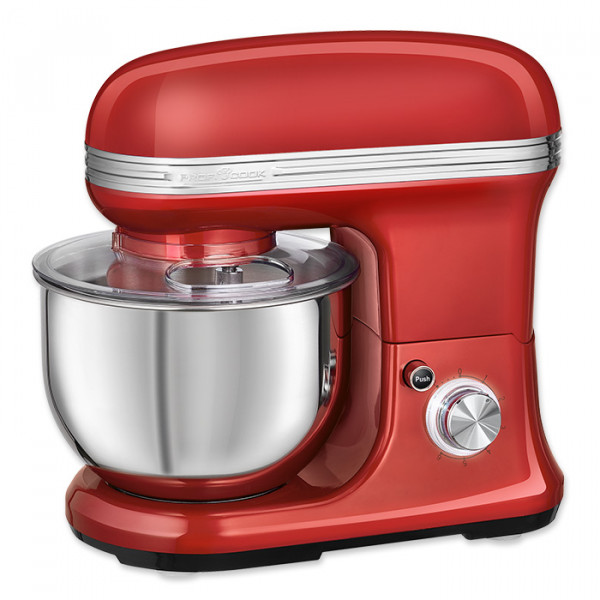 Kneading machine vintage red/stainless steel