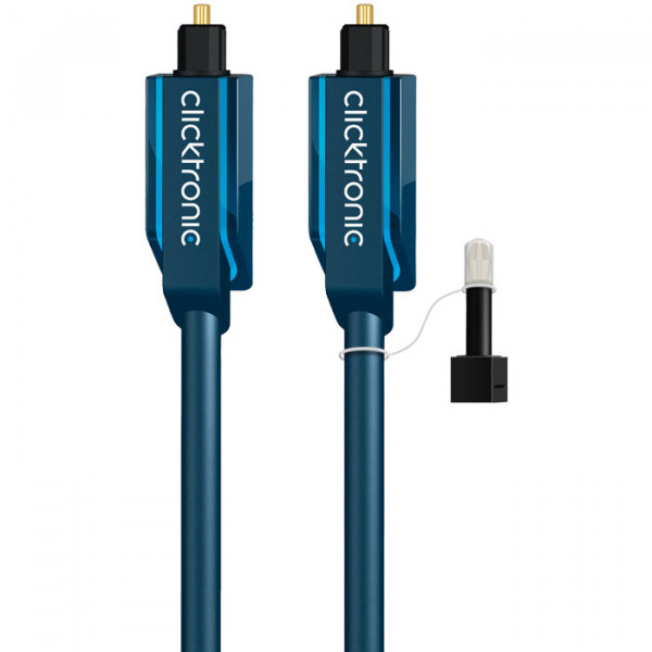Optical Cable Toslink male - Toslink male + 3.5mm male, 0.5m