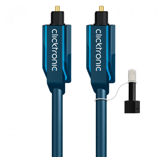 Optical Cable Toslink male - Toslink male + 3.5mm male, 5m