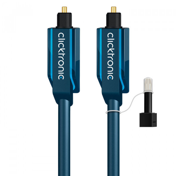 Optical Cable Toslink male - Toslink male + 3.5mm male, 15m