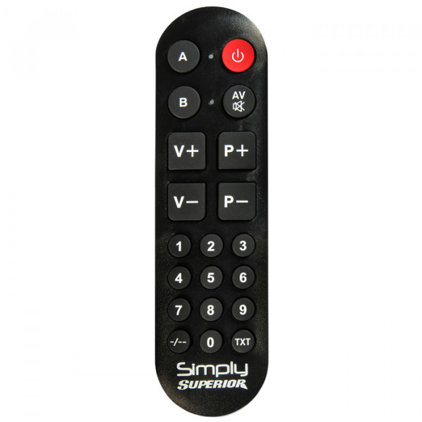 Universal learning remote control for one TV set combined with any digital receiver or Pay TV