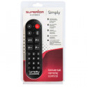 Universal learning remote control for one TV set combined with any digital receiver or Pay TV