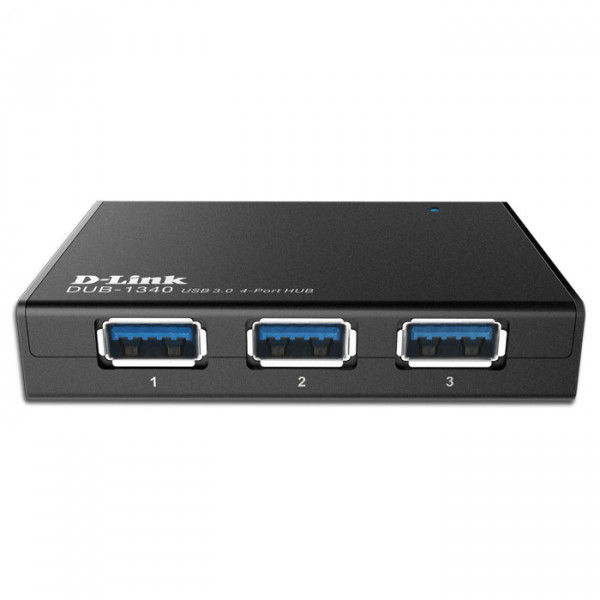 D-LINK DUB-1340 - 4-Port SuperSpeed USB 3.0 Hub