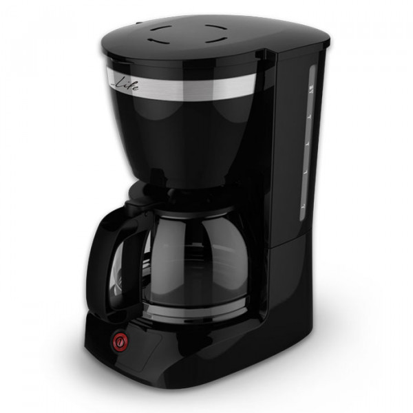 Drip filter coffee maker 1.25L, 800W.